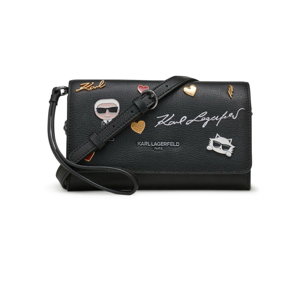 Karl Lagerfeld Black Crossbody Bag